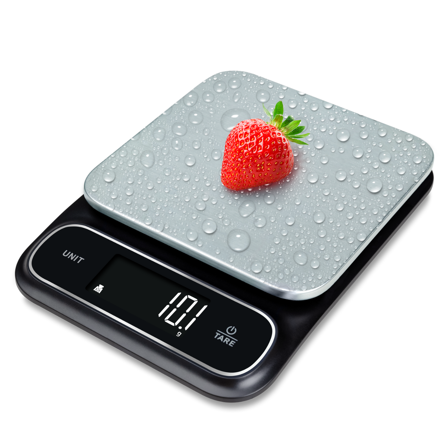 Fradel 0.1g Kitchen Food Scale 2024 - Waterproof Scale for Food Ounces and Grams (Square)